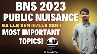 🎓 Section 270|Public Nuisance | BNS 2023 | Lucknow University Law Semester Exam 2025|Important Topic