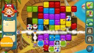 Toy Blast Level 17 18 19 20 Gameplay Puzzle Boosters Game