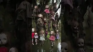 Island of the Dolls  👻🌿  #shorts #IslandOfTheDolls #MexicanLegends #eerieexploration
