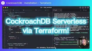 How to install #CockroachDB Serverless via #Terraform