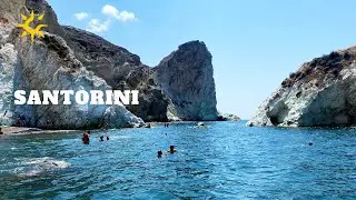 La Playa Roja de Santorini; Un contraste que te deja sin palabras.