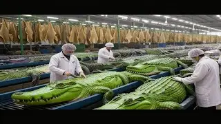 Inside the Crocodile Leather Factory &mdash; Million-Dollar Bags Are Made (Full Process)
