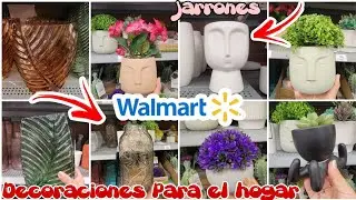 WALMART RECORRIDO JARRONES Y PLANTAS DECORACIONES Y ORGANIZACIÓN PARA EL HOGAR 😍🥰 