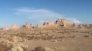 Trona Pinnacles, a striking geological feature.
