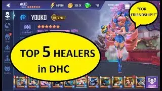 TOP 5 HEALERS IN DUNGEON HUNTER CHAMPIONS DHC