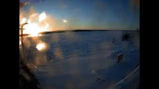 Yukon River Freeze-up at Galena, AK in 2023