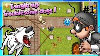 Robbery Bob 2 : gameplay walkthrough part 1 / Playa Mafioso level 1 - 5