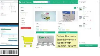 Online Pharmacy store management system website in php