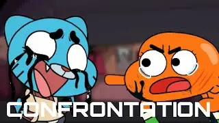 FNF:Confrontation But Pibby gumball and Darwin sing it