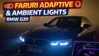 farurile adaptive, lumini ambientale și setări la BMW G20 (seria 3 pre-facelift)