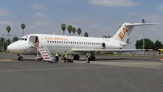 FlySAX DC-9-14 5Y-XXA Flight, Nairobi to Mombasa, 04JUL14