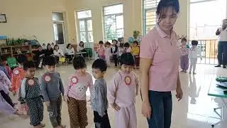 PTTC Bật li&ecirc;n tục qua 5 v&ograve;ng - đối tượng 4 tuổi do c&ocirc; gi&aacute;o Đỗ Thị Hồng Thanh thực hiện