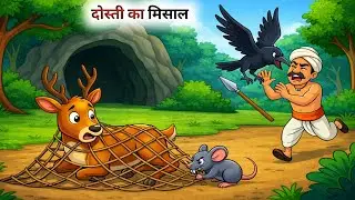 एक सच्ची दोस्ती की कहानी // Panchatantra Ki Kahaniyan // Dosti Ki Kahani