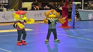 【台鋼天鷹】大員跟sky怎麼可以連表演都在打架好好笑  20260104 桃園雲豹飛將vs台鋼天鷹 中場表演  #sky #大員 #台鋼天鷹