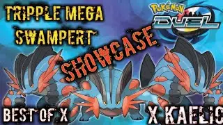 Showcase Tripple Mega Swampert Deck Pokemon Duel