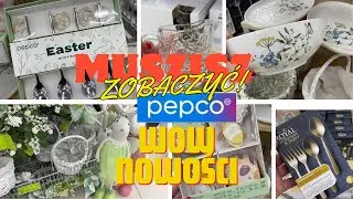 PEPCO  WIELKANOC I NOWA KOLEKCJA DZBANUSZEK NA MLEKO CO ZA SZTUĆCE PTASZEK ZŁOTEJ W KLATCE