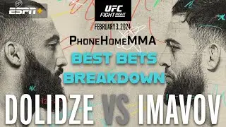 UFC is BACK! Dolidze vs. Imanov Full Card Breakdown and Predictions