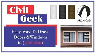 Easy way to draw doors and windows in archicad