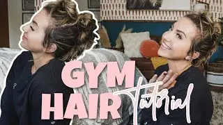 EASY & QUICK GYM HAIR TUTORIAL | For Short/Fine Hair