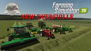 NEW FS25 DYERSVILLE MAP 3020 4020 JD TRACTORS 348 JD BALER MANY MORE NEW MODS