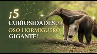 👉 ¡5 CURIOSIDADES FASCINANTES sobre el OSO HORMIGUERO GIGANTE! 🐜🐻