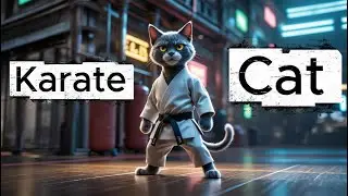 Karate Cat 🐱🥋👊💥🎶Hip-Hop Song