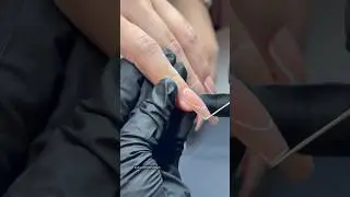 Double French Tip Tutorial🤍✨ #shorts #klawsbysonia #apres #gelx #nailinspo #nailtutorial