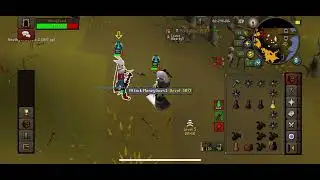 Osrs Mobile mid level pvp BH with elite void and morrigans axe