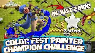 Color fest painter champion challenge 3 star in just 2 minute 🥳