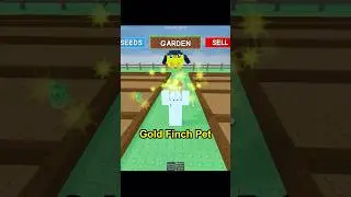 Gold Finch Pet Is So OP! | Grow a Garden #shorts #roblox #growagarden