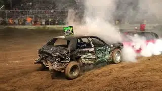 2019 Cambria County Fair 8 Cylinder Demolition Derby Feature. BEST ENDING TO A FEATURE EVER!!!