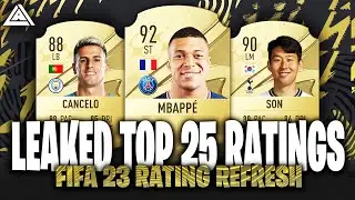 FIFA 23 | LEAKED TOP 25 PLAYER RATINGS 🔥 | FT. Mbappe, Ronaldo, Son