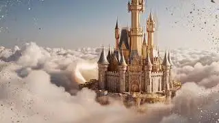 888Hz Abundance Frequency ✨ Golden Castle in the Clouds | Manifest Prosperity & Wealth 24/7