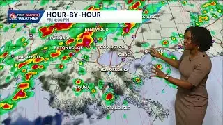 Alert Day: Strong to severe storms expected throughout Friday in your New Orleans forecast