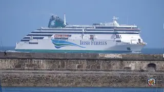 Irish Ferries Ulysses arriving from Dublin