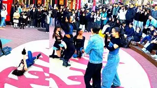 [STREET ARTIST] NOVA, MULTINATIONAL DANCE TEAM. HONGDAE BUSKING. 250329.