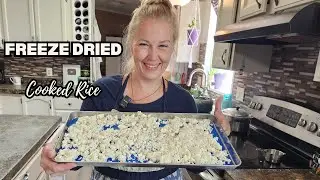 Freeze Drying Cooked Rice