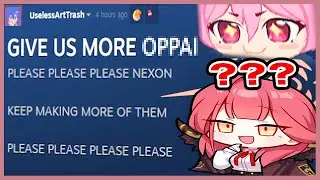 BLUE ARCHIVE'S STEAM PAGE IS PEAK COMEDY 😭💢😭💢
