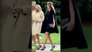 The most beautiful, stunning, and gracious First Lady: Melania Trump. #shorts #melania #trump #queen