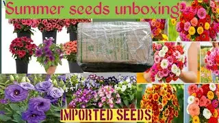 Beautiful summer seeds unboxing|| Imported seeds||@GreeneryGenius-t7m