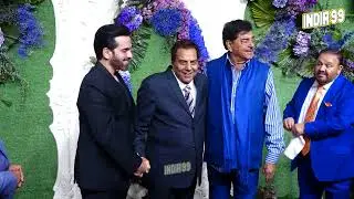 Dharmendra & Shatrughan Sinha With Luv Sinha at the Grand Reception of Karan Deol & Drisha Acharya