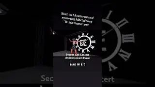 My concert is 10/17 at 3pm SLT!!! #secondlife #concert #shorts #announcement #livestream