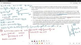 Q10 Chapter 1 Cambridge International AS & A Level Math (Mechanics)