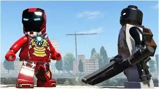 LEGO Marvel Super Heroes : EPIC BATTLE BETWEEN AMAZING DEADPOOL AND  IRONPOOL .