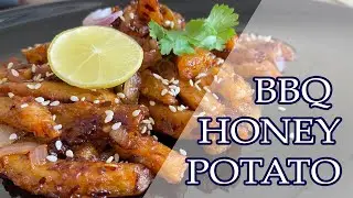 Our First Couple Vlog || How to make BBQ Honey Potato || Stebin Jacob || Vineesha ||