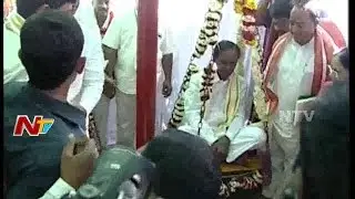 CM KCR Visits Medaram Sammakka Saralamma Jatara || Telangana || NTV