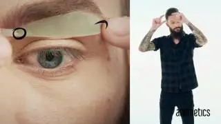 andmetics - it's for real men - BROW wax strips