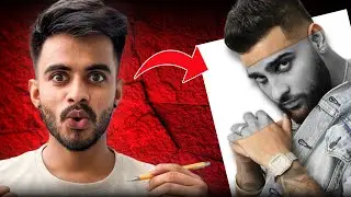 I Make Realistic Sketch For @KaranAujlaOfficial 🔥😱