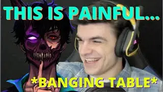 Corpse and Foolish cracking dad jokes (Corpse wheezing with laughter & banging on the table)