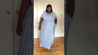 Plus Size Long Maxi Dress with Pockets